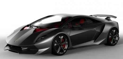 Lamborghini Sesto Elemento vypadá jak z sci-fi filmu.