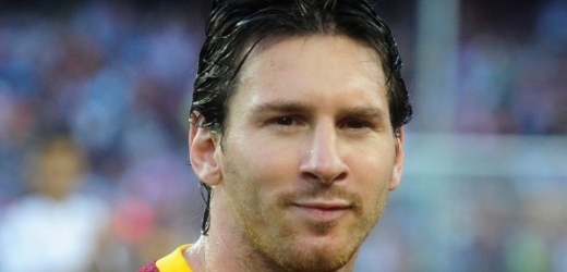 Lionel Messi z Barcelony.