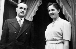 Rodiče aspiranta na trůn Doma Duarte de Braganca roku 1946.