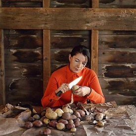 Portrét s bramborami. 2008.