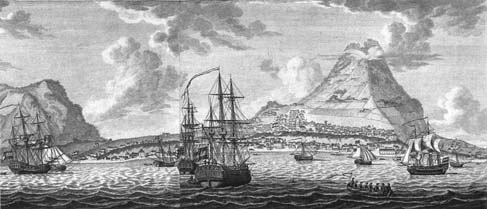 Ostrov St. Eustasius v 18. století.