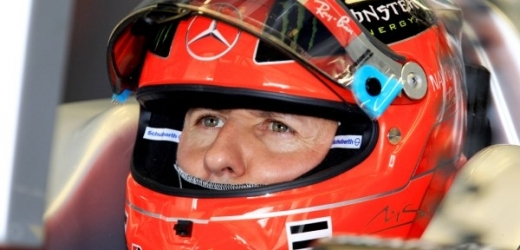 Michael Schumacher během pátečního tréninku v Japonsku.