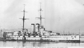 Další z bitevníků rakouské flotily - Prinz Eugen. 