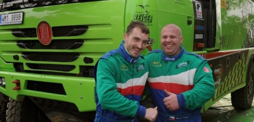 David Vršecký testoval speciál pro Rallye Dakar.