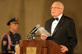 Preziden Václav Klaus.