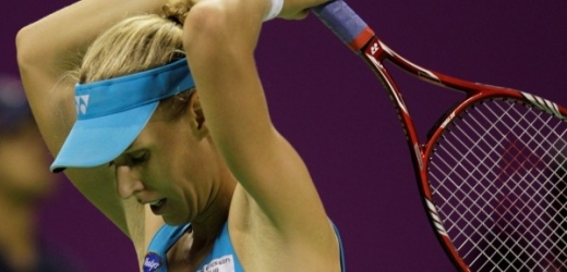 Jelena Dementěvová v posledním zápase své profesionální kariéry.