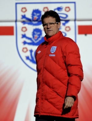 Fabio Capello, trenér Anglie a Cassanův nepřítel. 