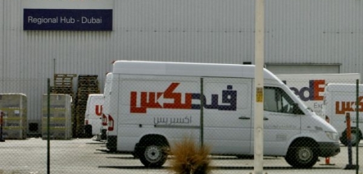 Pobočka FedEx v Dubaji, kde zadrželi jednu z výbušnin.