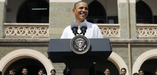 Barack Obama diskutoval se studenty.