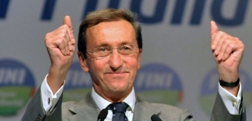 Předseda italské poslanecké sněmovny Gianfranco Fini.