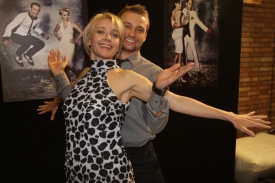 Veronika Žilková s tanečním partnerem Markem Dědíkem.