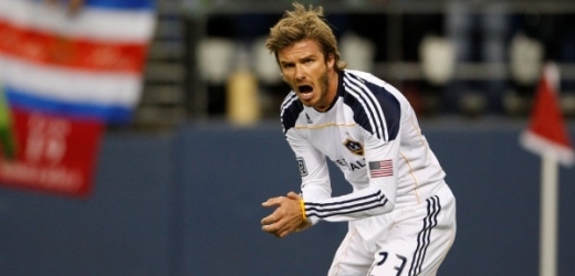 David Beckham v dresu LA Galaxy.