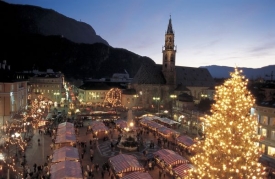 Hlavní město Jižního Tyrolska Bolzano.