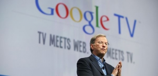 Eric Schmidt na květnovém odhalení projektu Google TV.