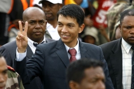 Prezident Madagaskaru Andry Rajoelina se k moci dostal po převratu loni.