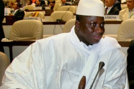 Gambijský prezident Yahya Jammeh.