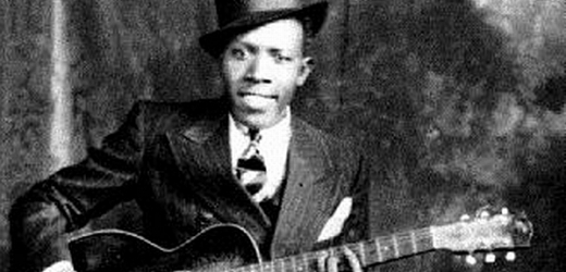 Legendární bluesman Robert Johnson.