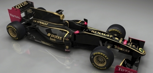 Chystaná podoba vozu týmu Lotus Renault GP.