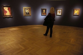 Z výstavy Amadea Modiglianiho.
