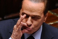 Věčně rozesmátý Berlusconi.
