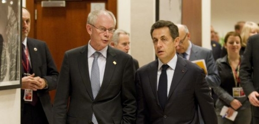 Předseda Evropské rady Herman Van Rompuy s francouzským prezidentem Nicolasem Sarkozym. © Evropská unie 