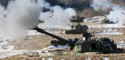 Jihokorejská armáda uskutečnila plánované vojenské cvičení. 