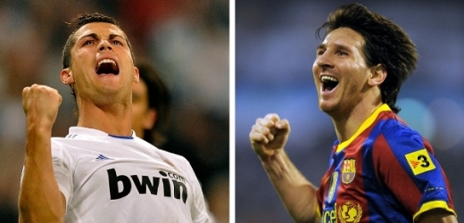 Cristiano Ronaldo (vlevo) a Lionel Messi.