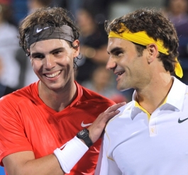 Nadal si s Federerem po zápase vyměňovali komplimenty.