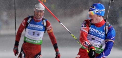 Michal Šlesingr (vpravo) ustál souboj s Ole Einarem Björndalenem.