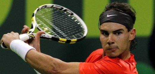 Rafael Nadal na turnaji v Dauhá.