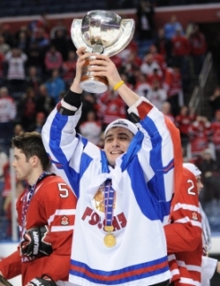 Vladimir Tarasenko dovedl Rusko k nečekanému titulu mistrů světa.