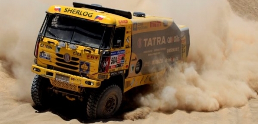 Aleš Loprais se svojí tatrovkou na letošním ročníku Rallye Dakar.