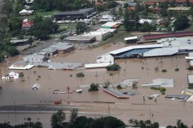 Povodeň v australském Brisbane.