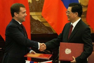 Ruský a čínský prezident - srpen 2010.