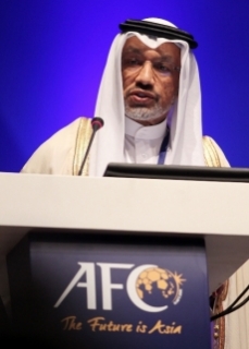 Prezident Asijské fotbalové konfederace Bin Hammám.