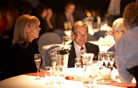 Slavnostního večera se zúčastnil Václav Havel s Dagmar Havlovou.