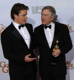 Matt Damon a Robert De Niro na Zlatých glóbech nechyběli. 