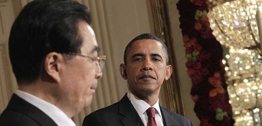 Čínský prezident se svým americkým protějškem.