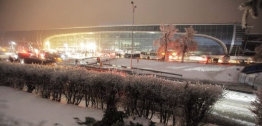 Pohled na letiště Domodědovo krátce po výbuchu.