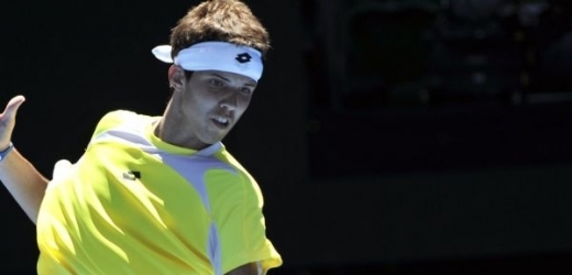 Jiří Veselý ve finále juniorky Australian Open.