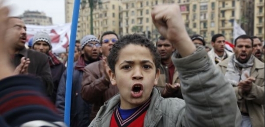 Sobotní demonstrace v Káhiře probíhají klidně.