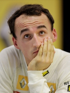 Polský závodník Robert Kubica.