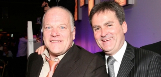 Známá komentátorská dvojice Andy Gray (vlevo) a Richard Keys.