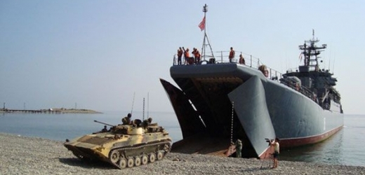 Výsadek černomořské flotily (ilustrační snímek).