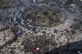 "Vítězství, vítězství," se ozývalo na káhirském náměstí Tahrír.