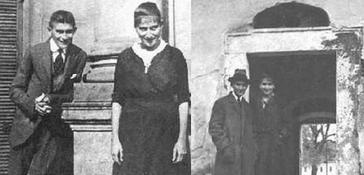 Franz Kafka se svou nejmilejší sestrou Ottlou.