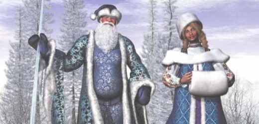 Dědeček Mrazík a Sněhurka si se zimou umějí poradit.