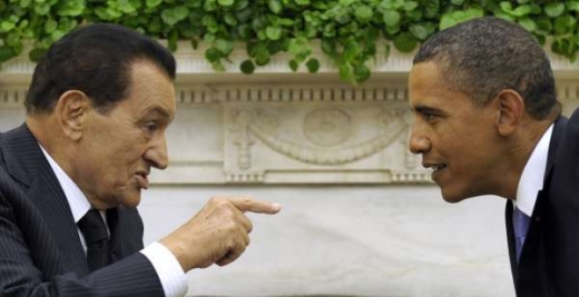 Jak hodit spojence přes palubu... Mubarak a Obama.