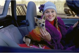 Reese Whiterspoonová ve filmu Pravá blondýnka.