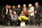 Do Divadla Bez zábradlí přišli známé herečce pogratulovat k osmdesátinám kolegové, přátelé i známí.
